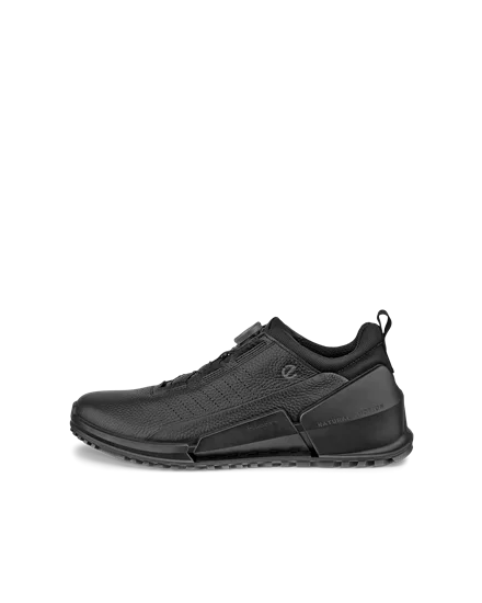 Men s ECCO Biom 2.0 Leather Trainer Black