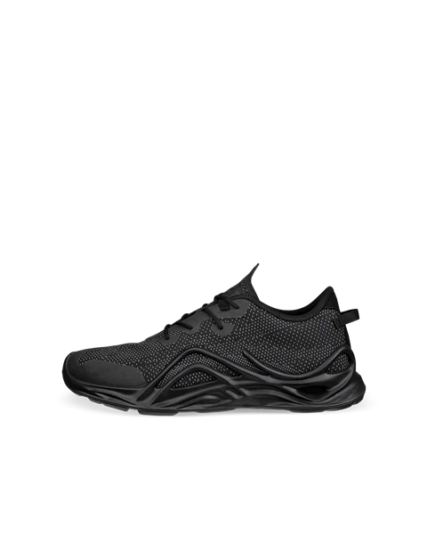 Men s ECCO Biom Infinite Textile Trainer Black
