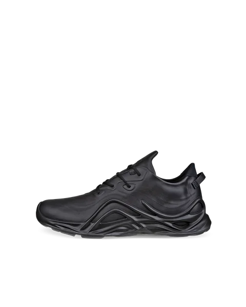 Men s ECCO Biom Infinite Leather Trainer Black