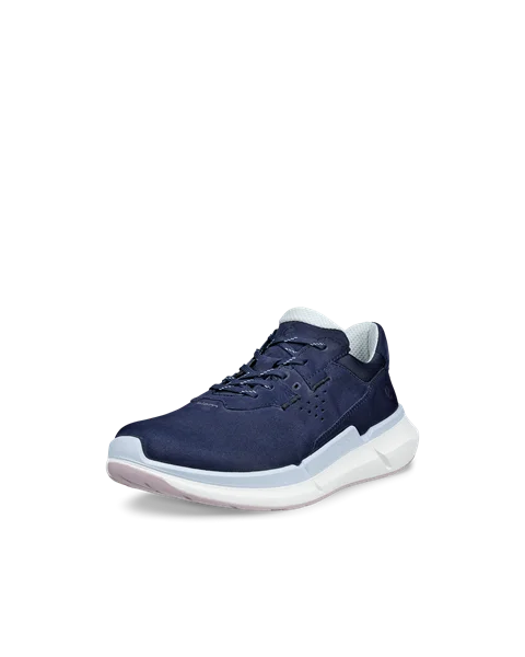 Women s ECCO Biom 2.2 Leather Trainer Blue