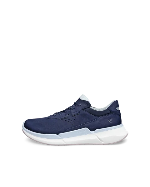 Women s ECCO Biom 2.2 Leather Trainer Blue