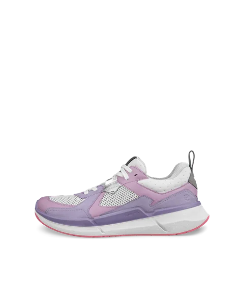 Women s ECCO Biom 2.0 Leather Trainer Purple