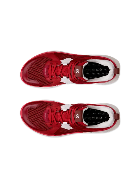 Women s ECCO Biom 2.0 Leather Trainer Red