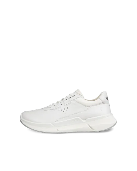 Men s ECCO Biom 2.2 Leather Trainer White