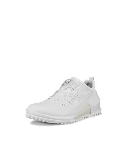 Men s ECCO Biom 2.0 Leather Trainer White