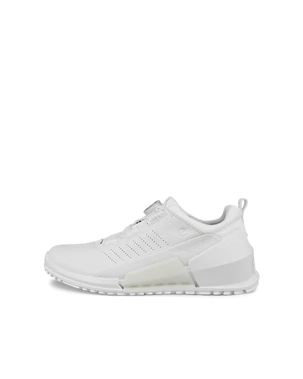 Men s ECCO Biom 2.0 Leather Trainer White