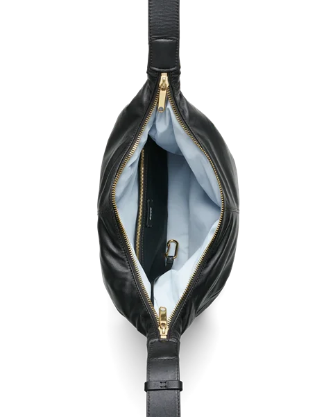 ECCO Hobo Tasche aus Leder Schwarz