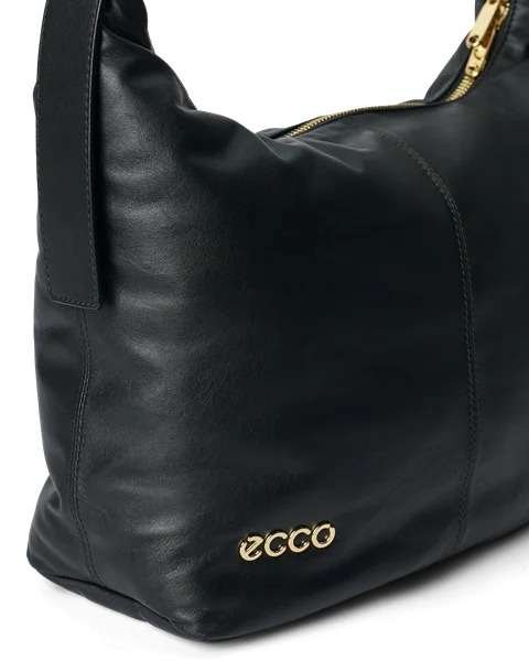 ECCO Leather Hobo Bag Black