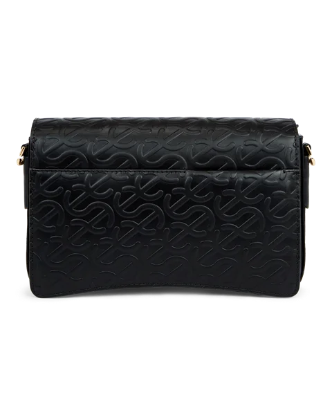 ECCO Pinch Leather Crossbody Bag Black