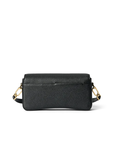 ECCO Pinch Leather Shoulder Bag Black