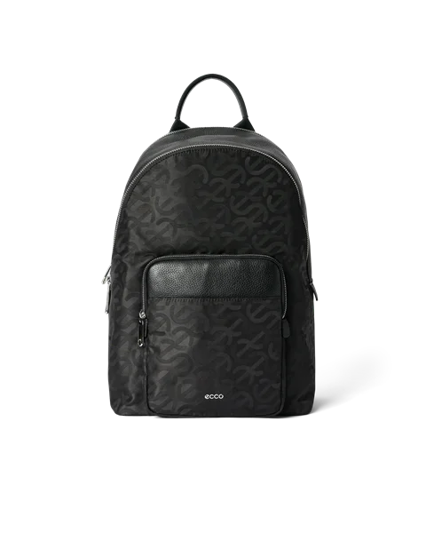 ECCO Round Textile Backpack Black