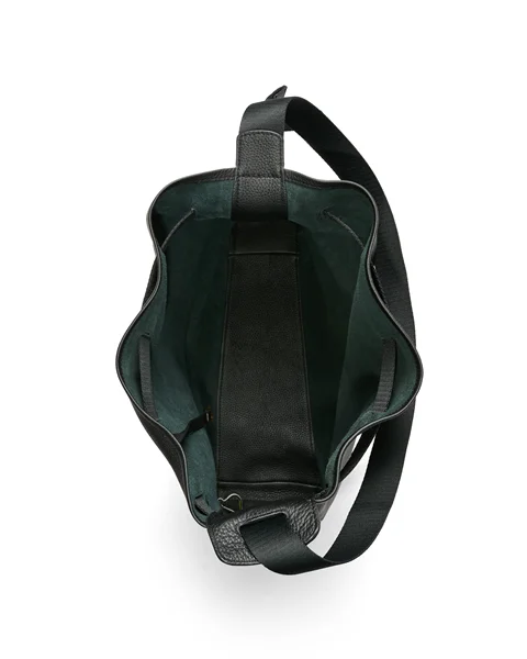 ECCO Sail Hobo Tasche aus Leder Schwarz