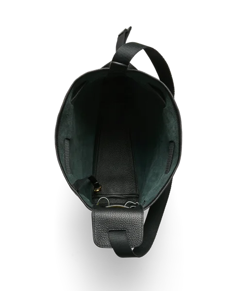 ECCO Sail Leather Hobo Bag Black
