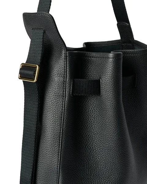 ECCO Sail Leather Hobo Bag Black