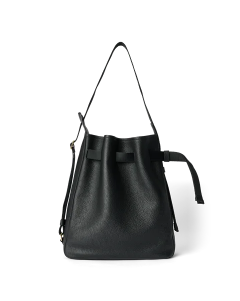 ECCO® Sail Leather Hobo Bag | Black