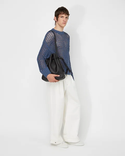 ECCO Sail Leather Hobo Bag Black