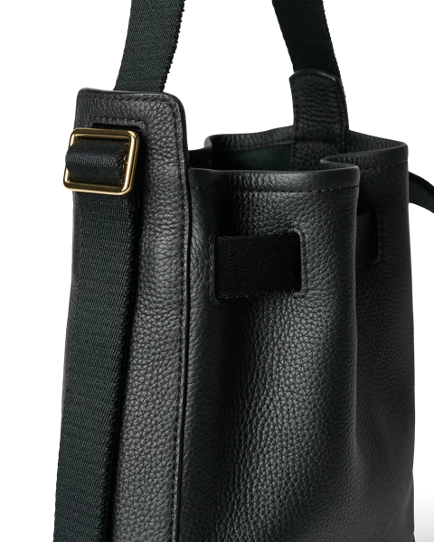 ECCO Sail Leather Hobo Bag Black
