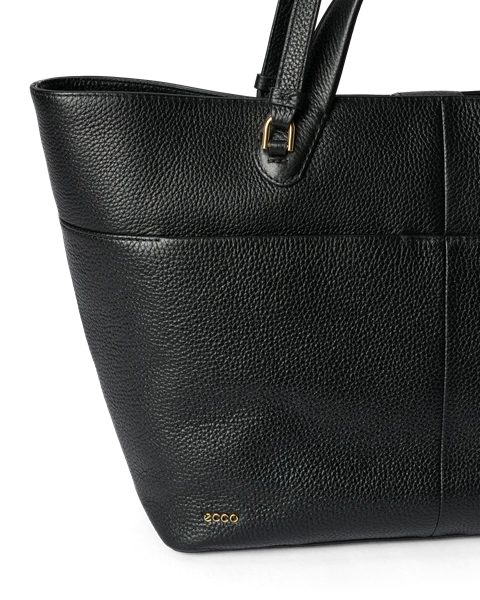 ECCO Leather Tote Bag Black