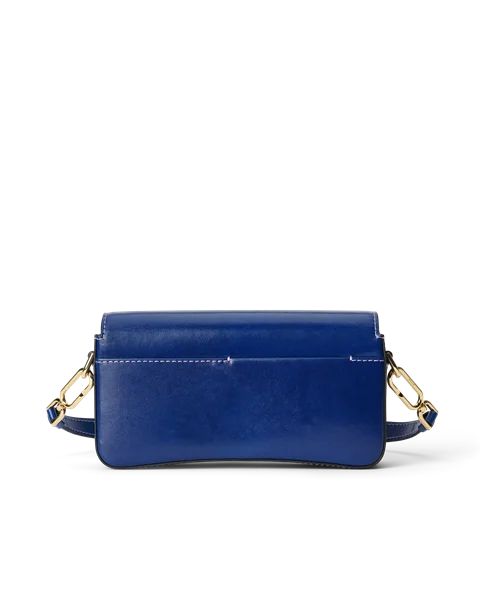ECCO Pinch Leather Shoulder Bag Blue
