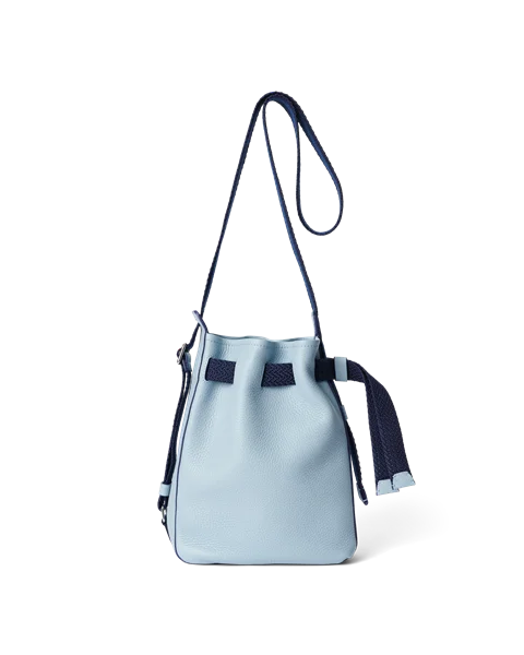 ECCO Sail Leather Hobo Bag Blue