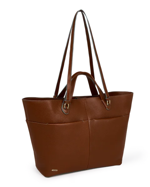Shopper taske læder | Brun