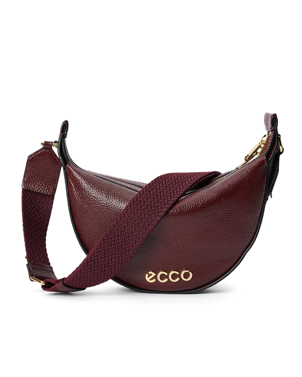 ECCO Fortune Leather Crossbody Bag Claret