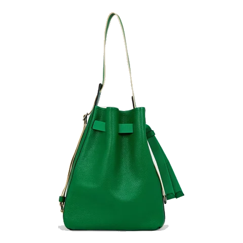 ECCO Sail Leather Compact Shoulder Bag Green