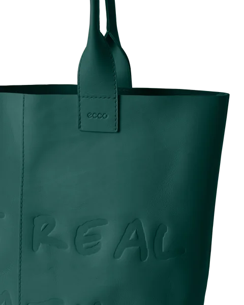 ECCO Leather Tote Bag Green