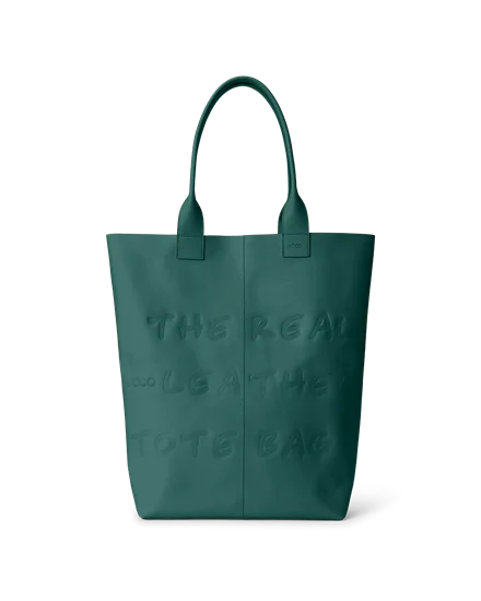 ECCO Leather Tote Bag Green