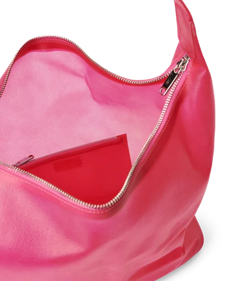 ECCO Hobo Leather Hobo Bag Pink