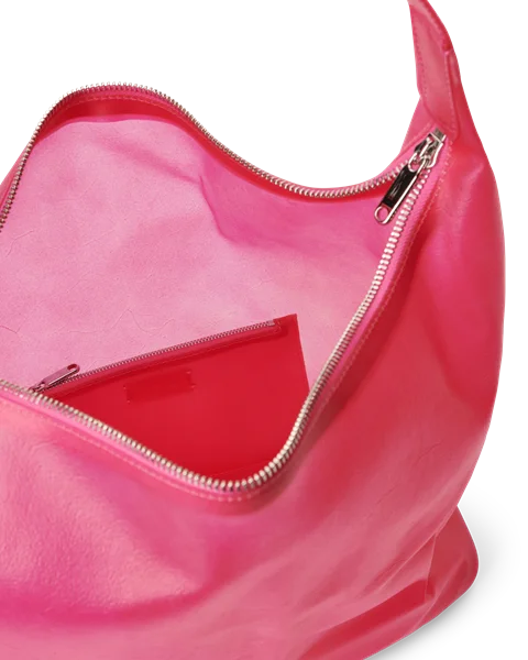 Pink hobo handbags deals