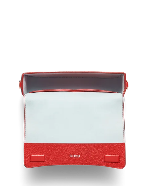 ECCO® Pinch Leather Shoulder Bag | Red
