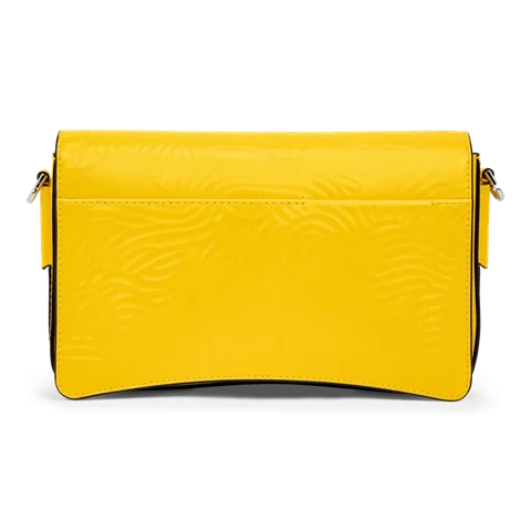ECCO Pinch Leather Crossbody Bag Yellow