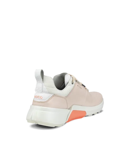 Ladies ECCO Golf Biom H4 Leather Gore Tex Golf Shoe Beige