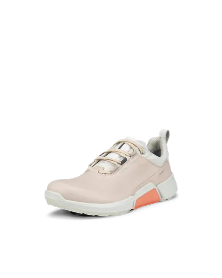 ECCO Golf Biom H4 chaussure de golf en cuir Gore Tex pour femme Beige