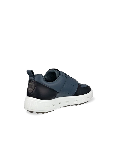 ECCO Golf Street 720 chaussure de golf en cuir Gore Tex pour homme Bleu