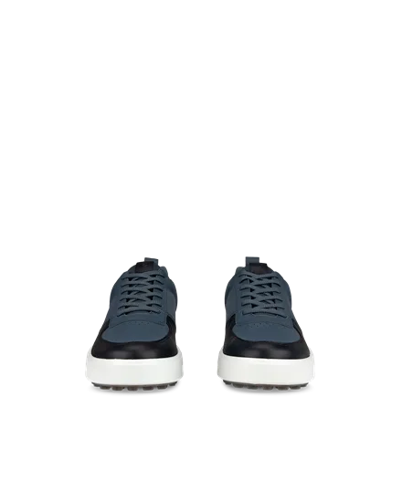 Men s ECCO Golf Street 720 Leather Gore Tex Golf Shoe Blue