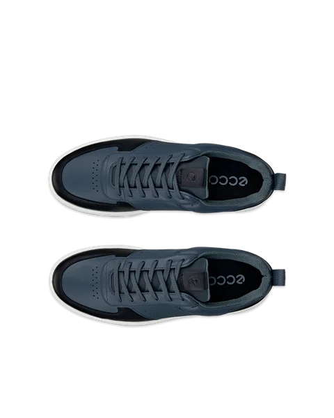 ECCO Golf Street 720 chaussure de golf en cuir Gore Tex pour homme Bleu