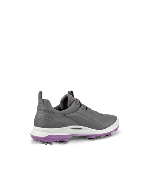 Women s ECCO Golf Biom Tour Leather Waterproof Cleats Grey