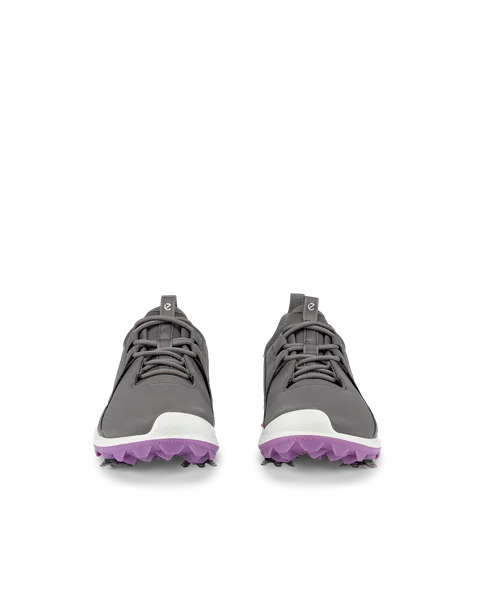 Women s ECCO Golf Biom Tour Leather Waterproof Cleats Grey