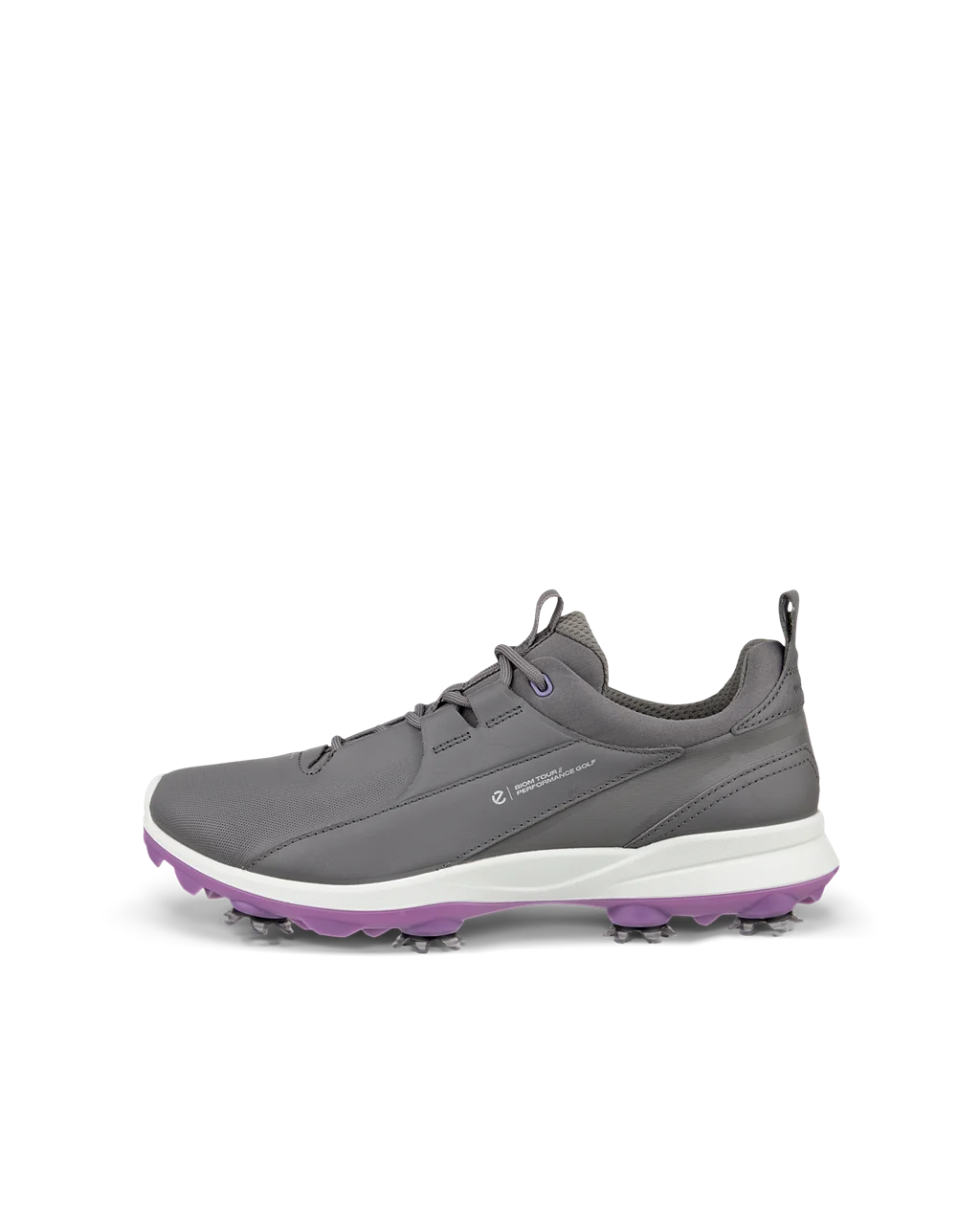 Women s ECCO Golf Biom Tour Leather Waterproof Cleats Grey