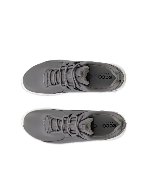 Women s ECCO Golf Biom Tour Leather Waterproof Cleats Grey