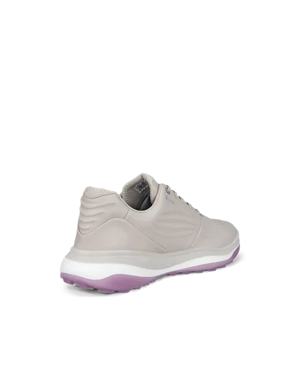 Women s ECCO Golf LT1 Leather Waterproof Shoe Grey