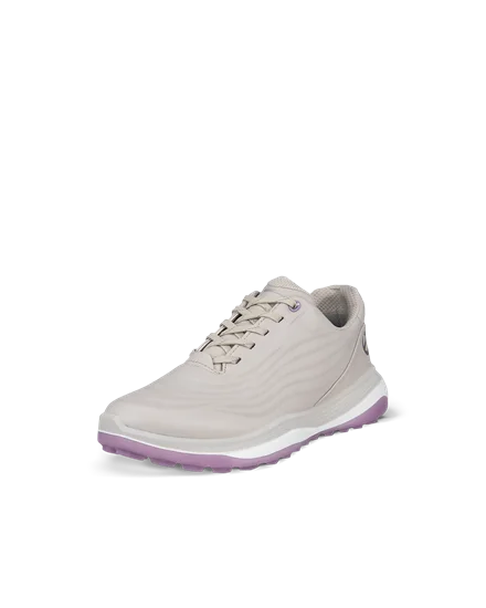 Women s ECCO Golf LT1 Leather Waterproof Shoe Grey