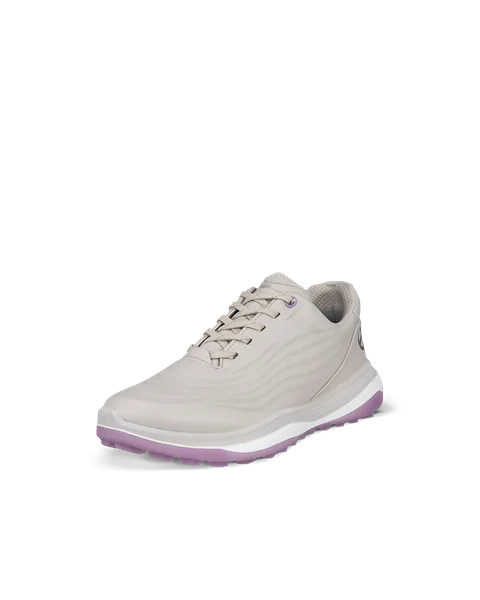 Women s ECCO Golf LT1 Leather Waterproof Shoe Grey