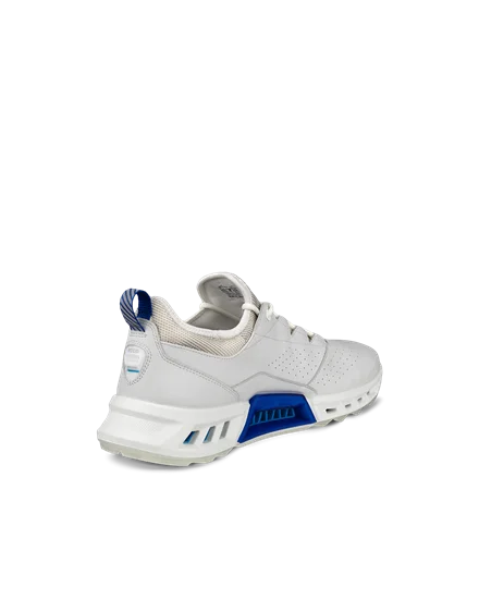 Men s ECCO Golf Biom C4 Leather Gore Tex Golf Shoe White
