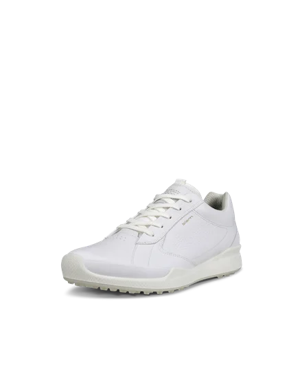 Men's ECCO® Golf Biom Hybrid Leather Shoe | White
