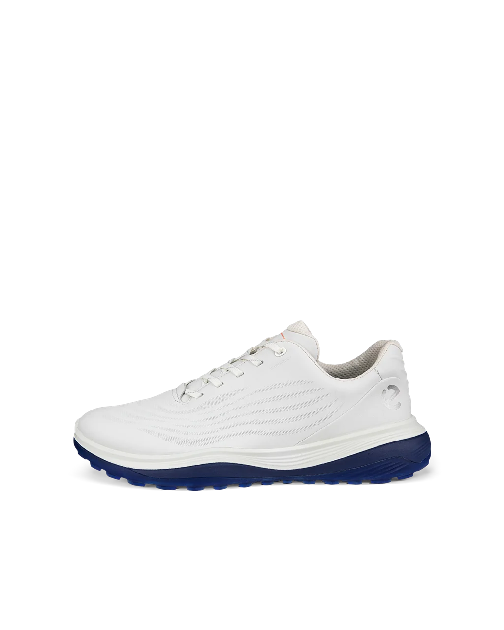 Men s ECCO Golf LT1 Leather Waterproof Shoe White