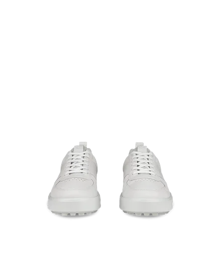 Men s ECCO Golf Street 720 Leather Gore Tex Golf Shoe White
