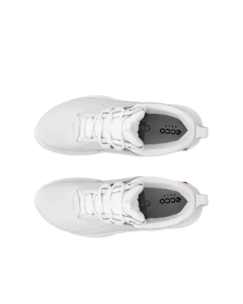 Women s ECCO Golf Biom Tour Leather Waterproof Cleats White